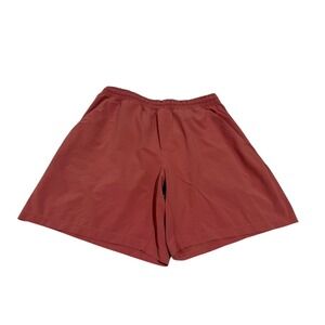 Lululemon Men's Pace Breaker Brier Rose Shorts  Size Large 7" Inseam Linerless